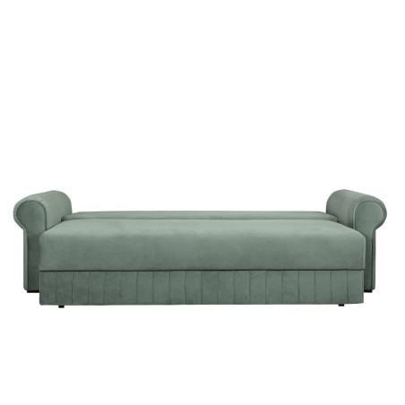 Canapea Extensibila Chic, 3 Locuri, Lada Depozitare, Verde, 242 Cm-01