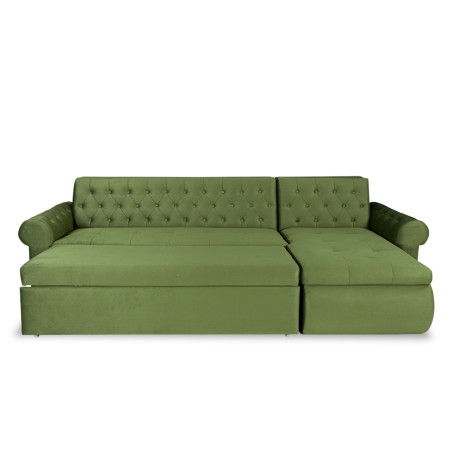 Coltar Extensibil Dreapta Andreas, 5 Locuri, Verde, 299 Cm-01