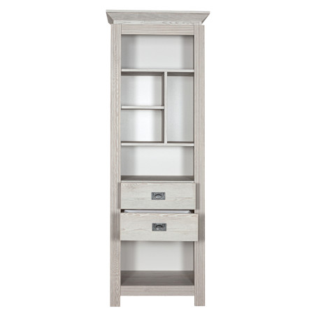 Biblioteca Casablanca Loft Cu 2 Sertare, 68.4 Cm-01