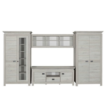Dulap Cu 2 Usi Casablanca Loft, Gri, 99 Cm-01