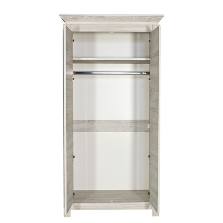 Dulap Cu 2 Usi Casablanca Loft, Gri, 99 Cm-01