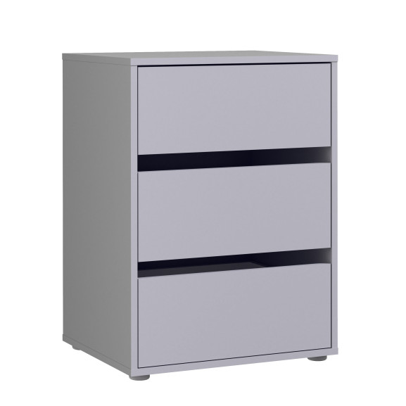 Poze Comoda Interior Dulap Tuberoze, Gri, 51 Cm