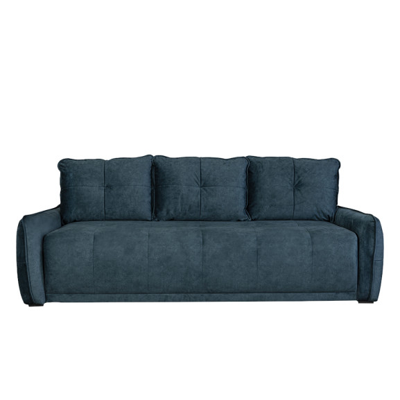 Poze Canapea Extensibila Joy, Lada Depozitare, Albastru, 222 Cm