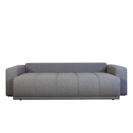 Canapea Extensibila Otis, 3 locuri, Lada Depozitare, Gri, 240 Cm-01