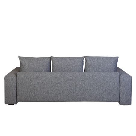 Canapea Extensibila Otis, 3 locuri, Lada Depozitare, Gri, 240 Cm-01