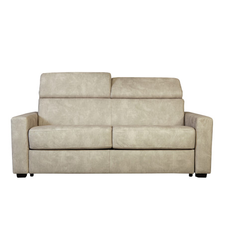 Canapea Extensibila Ribalta Liana, Cu Tetiere, 2 Locuri, Bej, 195 Cm-01
