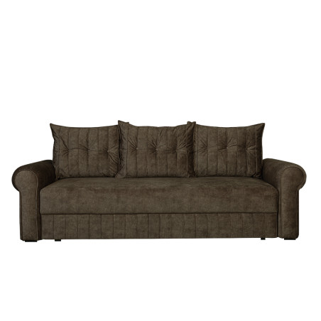 Canapea Extensibila Chic, 3 Locuri, Lada Depozitare, Maro Taupe, 242 Cm-01