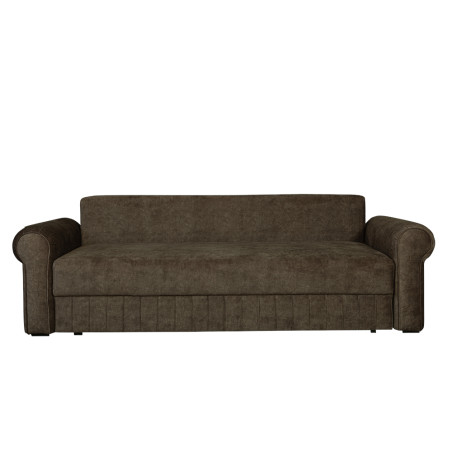 Canapea Extensibila Chic, 3 Locuri, Lada Depozitare, Maro Taupe, 242 Cm-01