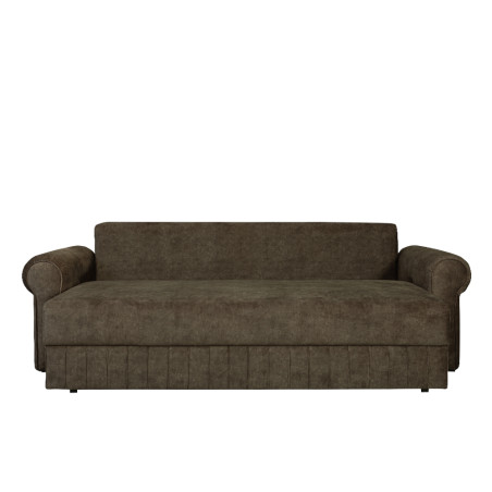 Canapea Extensibila Chic, 3 Locuri, Lada Depozitare, Maro Taupe, 242 Cm-01