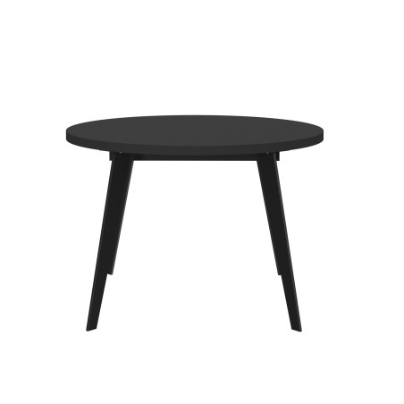 Masa Rotunda Extensibila Tabia Negru, 110/155 Cm-01