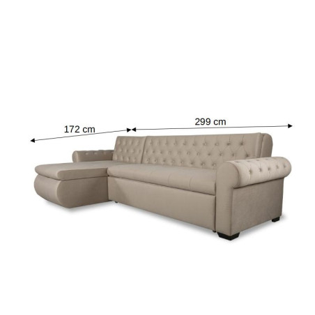 Coltar Extensibil Stanga Andreas, 5 Locuri, Crem, 299 Cm-01