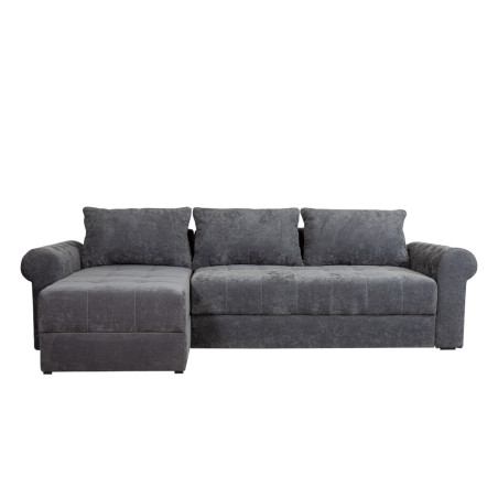 Coltar Extensibil Stanga Trendy, 5 Locuri, Lada Depozitare, Gri Inchis, 275 Cm-01