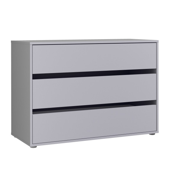 Poze Comoda Interior Dulap Coralya Gri, 98.7 Cm