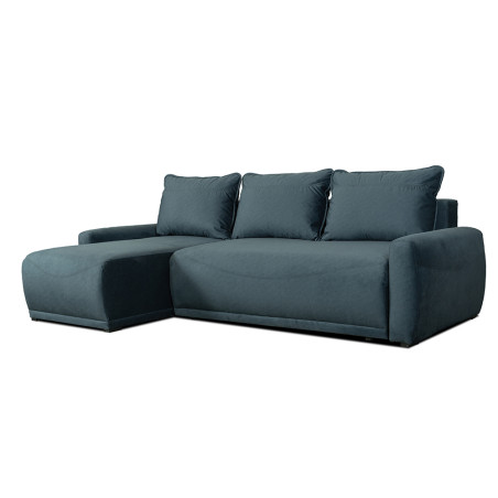 Coltar Extensibil Lea Interschimbabil Stanga/Dreapta, 5 Locuri, Lada Depozitare, Albastru, 256 Cm-01