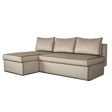 Coltar Extensibil Cu Lada New Modulo, Interschimbabil Stanga/Dreapta, Crem, 220 X 80 X 155 Cm-01