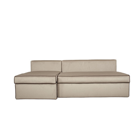 Coltar Extensibil Cu Lada New Modulo, Interschimbabil Stanga/Dreapta, Crem, 220 X 80 X 155 Cm-01