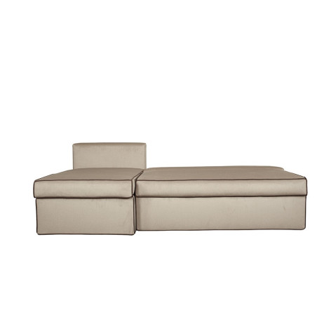 Coltar Extensibil Cu Lada New Modulo, Interschimbabil Stanga/Dreapta, Crem, 220 X 80 X 155 Cm-01