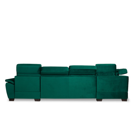 Coltar U Extensibil Cu Lada Dax, Stanga, Tetiere Reglabile, Verde, 375 Cm-01