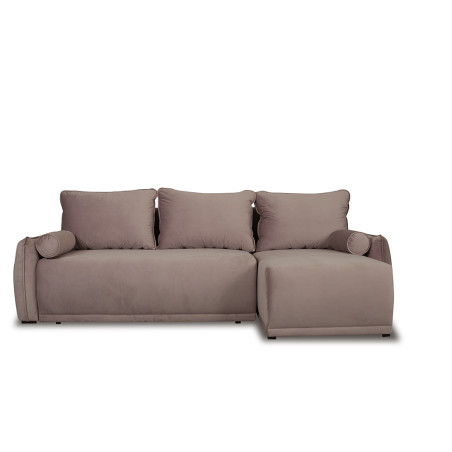 Coltar Extensibil Vida Interschimbabil Stanga/Dreapta, 5 Locuri, Lada Depozitare, Roz, 256 Cm-01