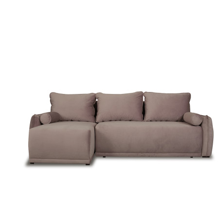 Coltar Extensibil Vida Interschimbabil Stanga/Dreapta, 5 Locuri, Lada Depozitare, Roz, 256 Cm-01