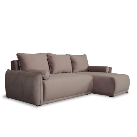 Coltar Extensibil Vida Interschimbabil Stanga/Dreapta, 5 Locuri, Lada Depozitare, Roz, 256 Cm-01