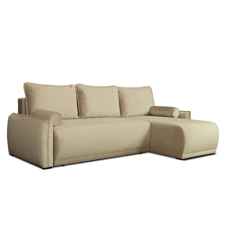 Coltar Extensibil Vida Interschimbabil Stanga/Dreapta, 5 Locuri, Lada Depozitare, Crem, 256 Cm-01