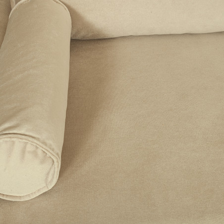 Coltar Extensibil Vida Interschimbabil Stanga/Dreapta, 5 Locuri, Lada Depozitare, Crem, 256 Cm-01