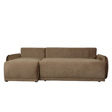 Coltar Extensibil Vida Interschimbabil Stanga/Dreapta, 5 Locuri, Lada Depozitare, Maro, 256 Cm-01