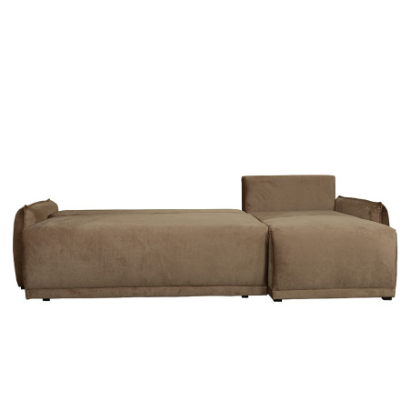 Coltar Extensibil Vida Interschimbabil Stanga/Dreapta, 5 Locuri, Lada Depozitare, Maro, 256 Cm-01