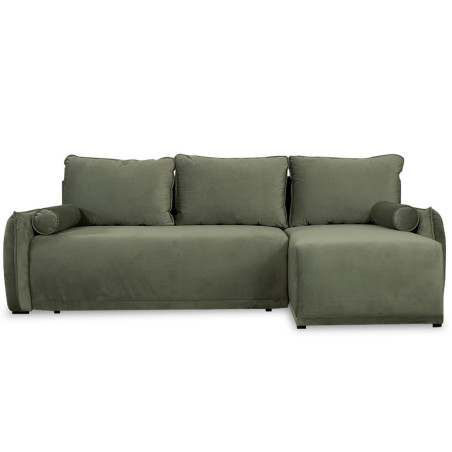 Coltar Extensibil Interschimbabil Vida, 5 Locuri, Lada Depozitare, Verde, 256 Cm-01