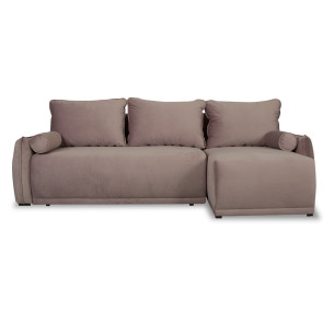 Coltar Extensibil Interschimbabil Vida, 5 Locuri, Lada Depozitare, Roz, 256 Cm