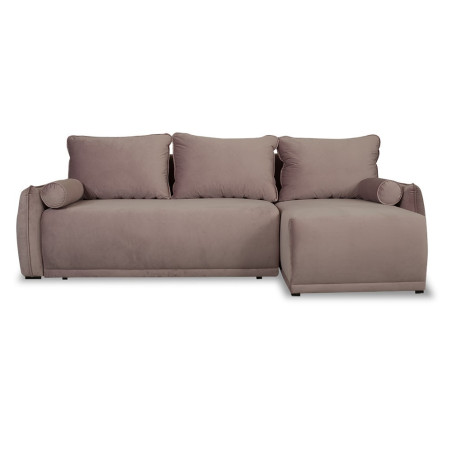 Coltar Extensibil Vida Interschimbabil Stanga/Dreapta, 5 Locuri, Lada Depozitare, Roz, 256 Cm-01