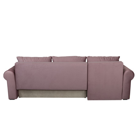 Coltar Extensibil Stanga Trendy, 5 Locuri, Lada Depozitare, Roz, 275 Cm-01