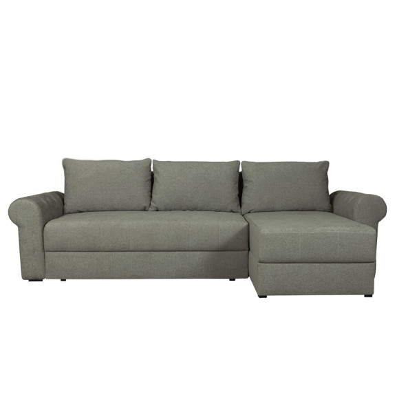 Coltar Extensibil Dreapta Trendy 5 Locuri Lada Depozitare Bej 275 Cm