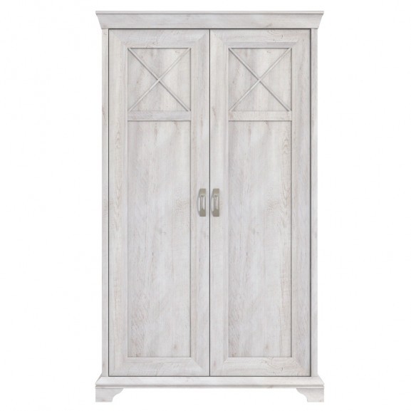 Dulap Cu 2 Usi Kashmir, Alb Antic, 123 Cm 123
