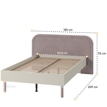 Pat Hanna, Cashmere Si Truffle, Dimensiune Saltea 140 x 200 Cm-01