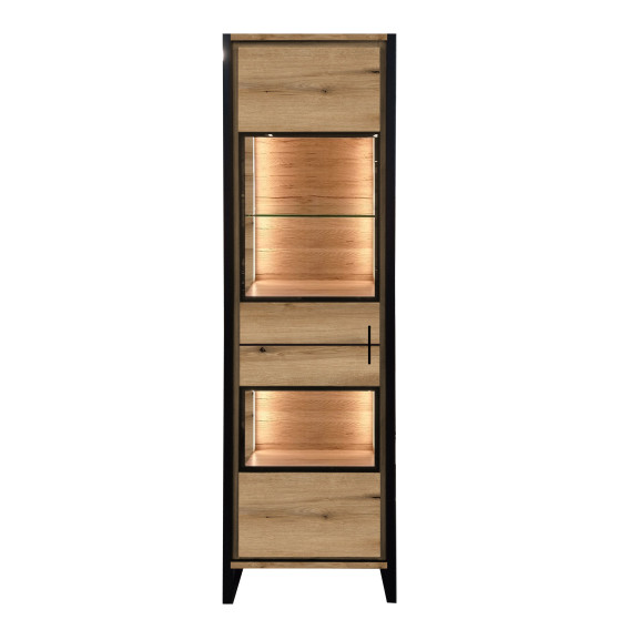 Poze Vitrina 1 Usa Soho Nordian Oak 55 Cm