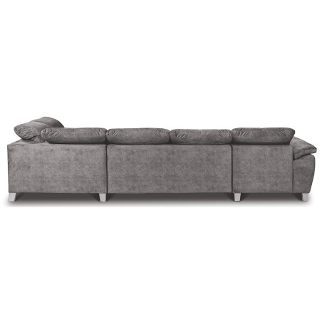 Coltar U Extensibil Sevilia Lux, Dreapta, 6 Locuri, Tetiere Reglabile, Gri Inchis, 355 Cm-01