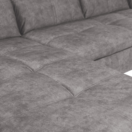 Coltar U Extensibil Sevilia Lux, Dreapta, 6 Locuri, Tetiere Reglabile, Gri Inchis, 355 Cm-01