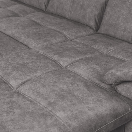 Coltar U Extensibil Sevilia Lux, Stanga, 6 Locuri, Tetiere Reglabile, Gri Inchis, 355 Cm-01