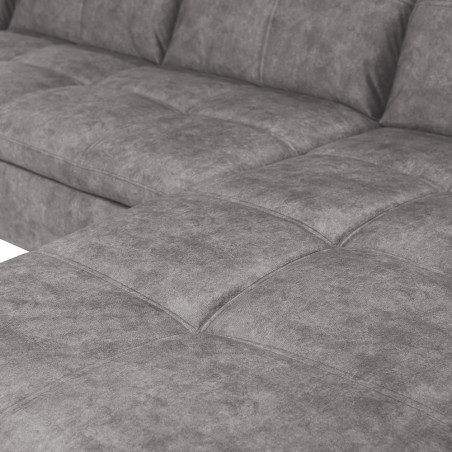 Coltar U Extensibil Sevilia Lux, Stanga, 6 Locuri, Tetiere Reglabile, Gri Inchis, 355 Cm-01