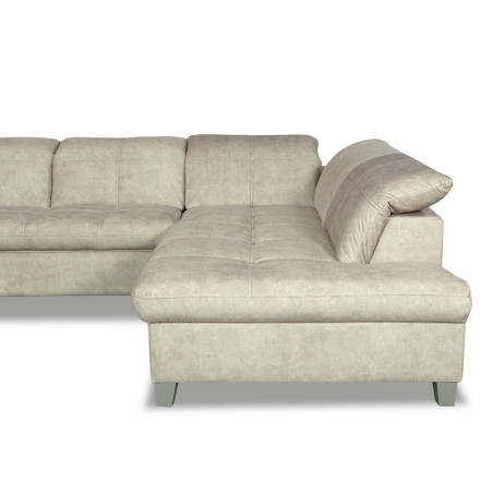 Coltar U Extensibil Sevilia Lux, Dreapta, 6 Locuri, Tetiere Reglabile, Bej, 355 Cm-01