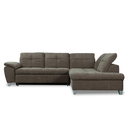 Coltar Extensibil Cu Otoman Mic Dreapta Sevilia Lux, 5 Locuri, Tetiere Reglabile, Maro Mocca, 280 Cm-01