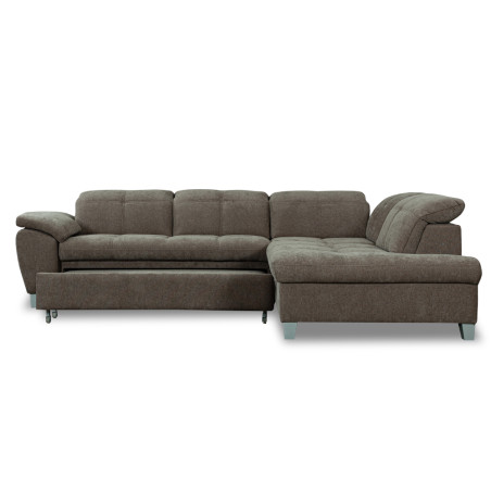 Coltar Extensibil Cu Otoman Mic Dreapta Sevilia Lux, 5 Locuri, Tetiere Reglabile, Maro Mocca, 280 Cm-01