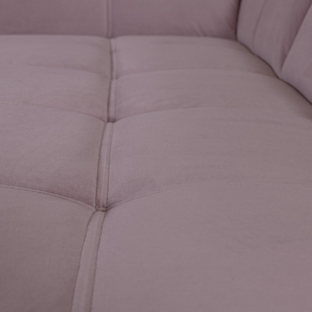 Coltar U Extensibil Sevilia Lux, Stanga, 6 Locuri, Tetiere Reglabile, Roz, 355 Cm-01