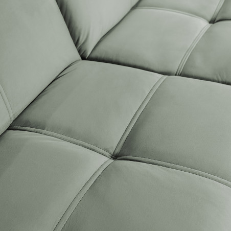 Coltar Extensibil Cu Insula Stanga Sevilia Lux, 5 Locuri, Tetiere Reglabile, Verde Menta, 272 Cm-01