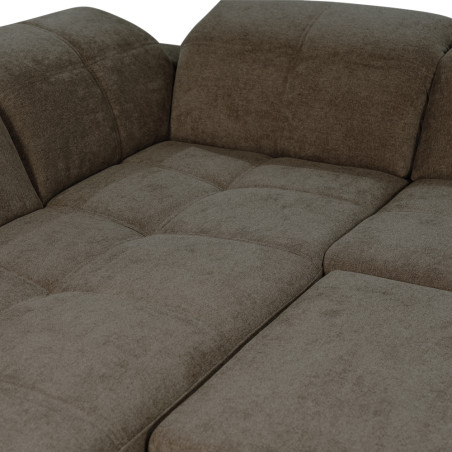 Coltar U Extensibil Sevilia Lux, Stanga, 6 Locuri, Tetiere Reglabile, Maro, 355 Cm-01