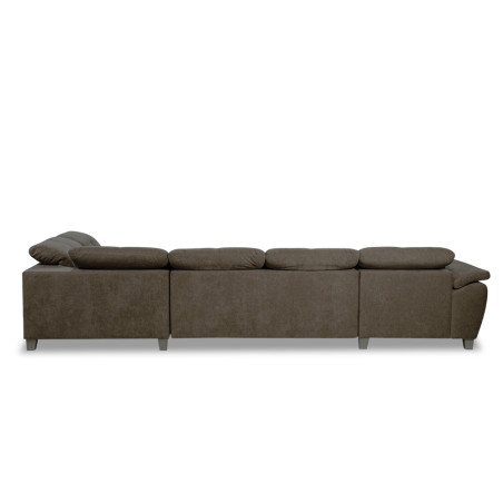 Coltar U Extensibil Sevilia Lux, Dreapta, 6 Locuri, Tetiere Reglabile, Maro, 355 Cm-01