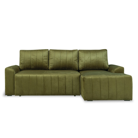 Coltar Extensibil Dreapta Mark, 4 Locuri, Lada Depozitare, Verde Olive, 240 Cm-01