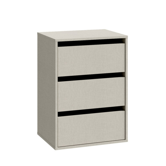 Comoda Interior Cu 3 Sertare Dulap Pickadilly Gri 51 Cm